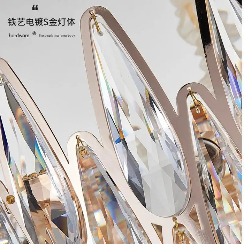 lustre en cristal pour un éclairage élégant et moderne - vue 6 sur 10