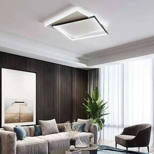 plafonnier led moderne simple décoration domestique nordique - vue 4 sur 9