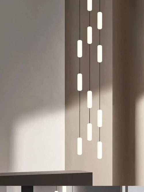 lustre à led moderne pour éclairage suspendu élégant - vue 3 sur 13