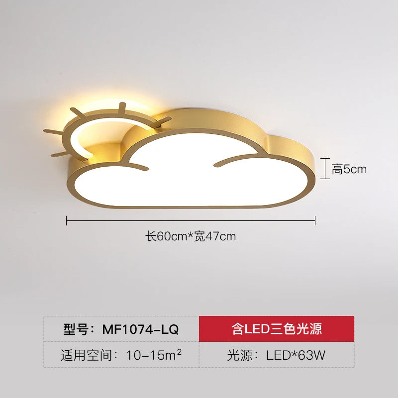 lampe nuage lumineuse pour lecture et décoration intérieure - vue 7 sur 9