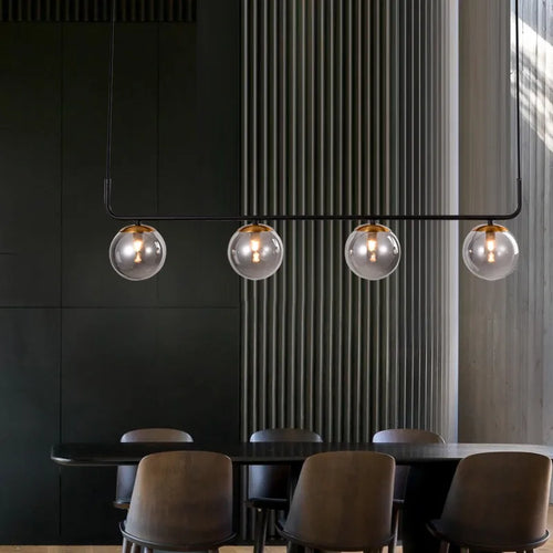 lustre moderne design nordique suspendu pour intérieur élégant - vue 7 sur 7