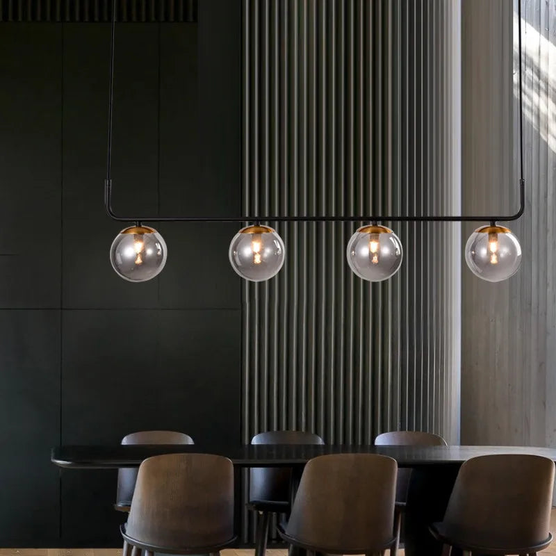 lustre moderne design nordique suspendu pour intérieur élégant - vue 6 sur 7
