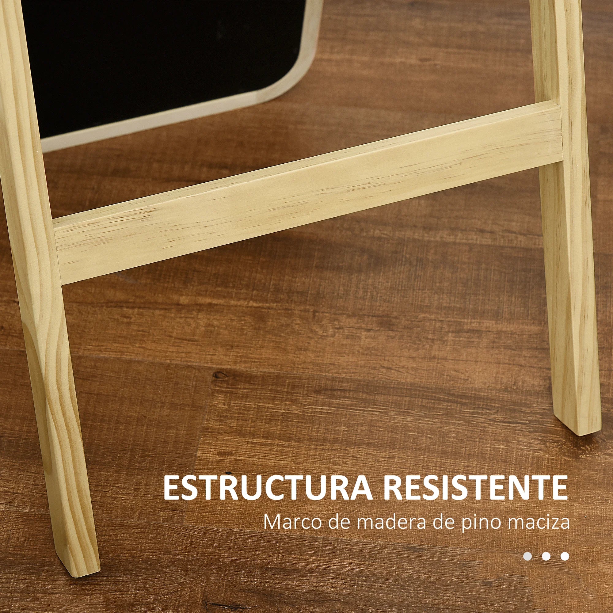 miroir sur pied en bois avec support élégant pour intérieur - vue 6 sur 7