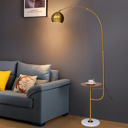 lampadaire nordique simple moderne pour décoration intérieure - vue 3 sur 10