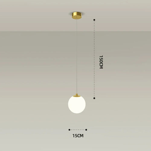 lampe suspendue nordique pour décoration intérieure - vue 10 sur 10