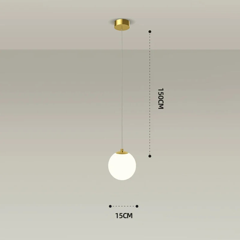 lampe suspendue nordique pour décoration intérieure - vue 9 sur 10