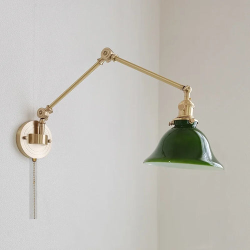 applique murale iwhd en cuivre rotative avec bras long pivotant - vue 5 sur 23