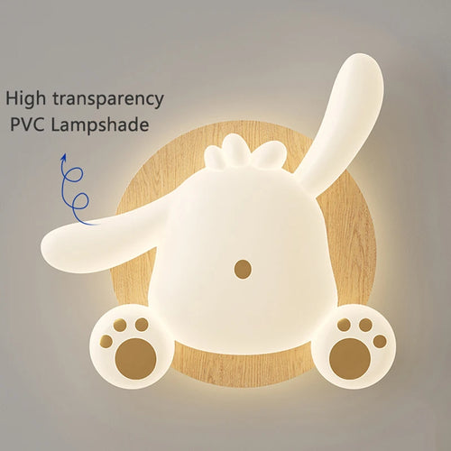 lustre moderne animal pour enfant en forme d'ours avec griffe - vue 7 sur 8