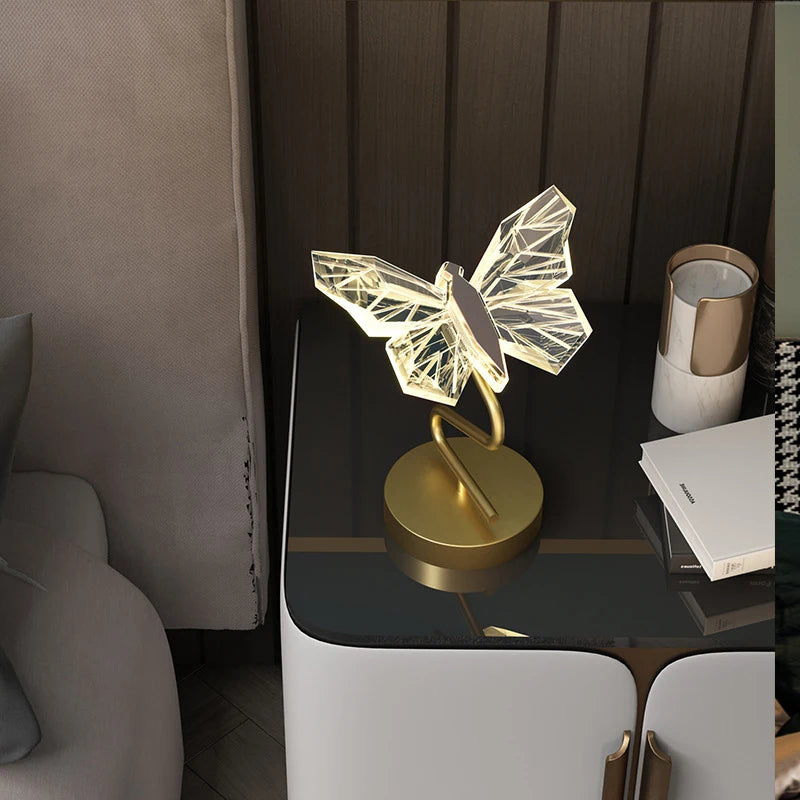 applique murale led papillon pour décoration intérieure moderne - vue 6 sur 8