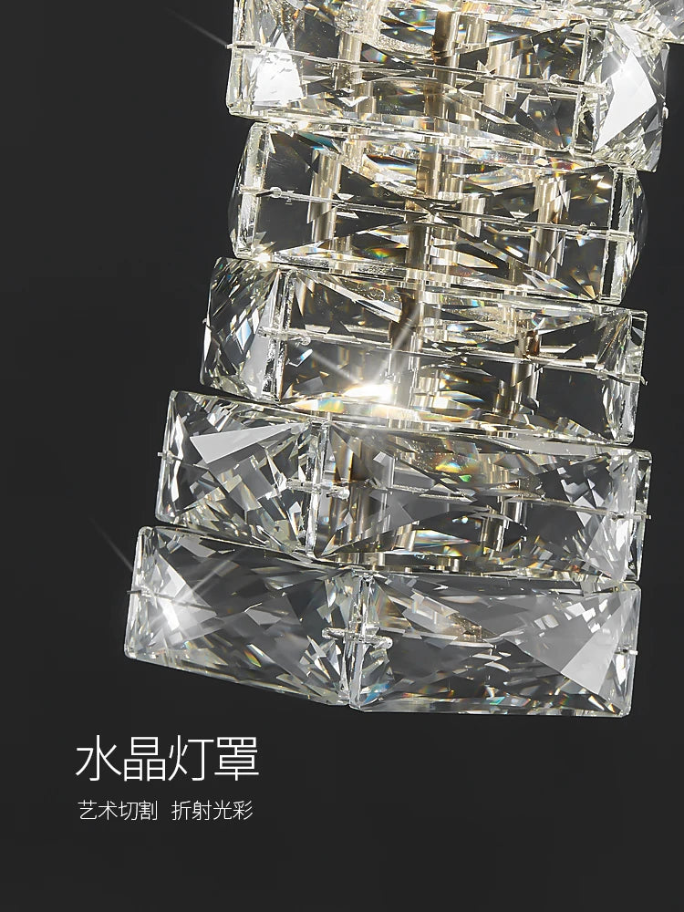 suspension en cristal décoratif de luxe pour intérieur - vue 5 sur 7