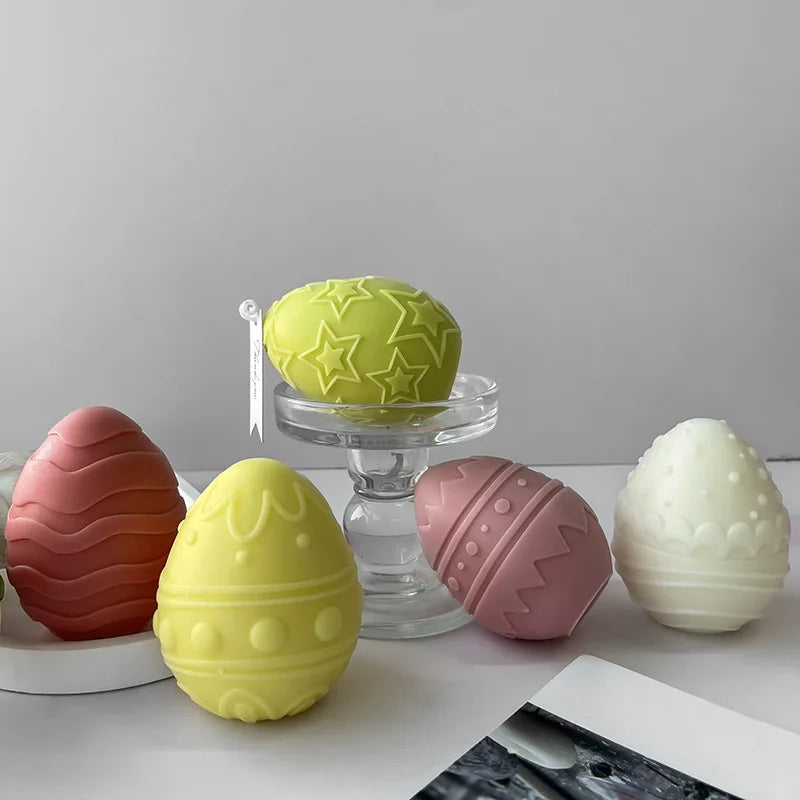 moule en silicone pour bougies œufs de pâques fait maison - vue 4 sur 21
