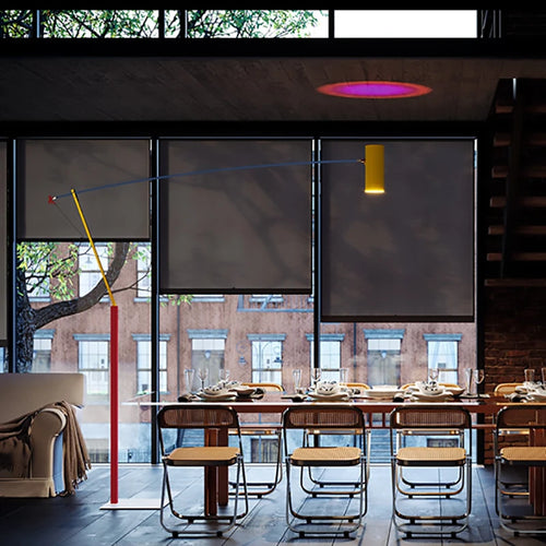 Lampadaire ajustable coloré ludique - vue 6 sur 8