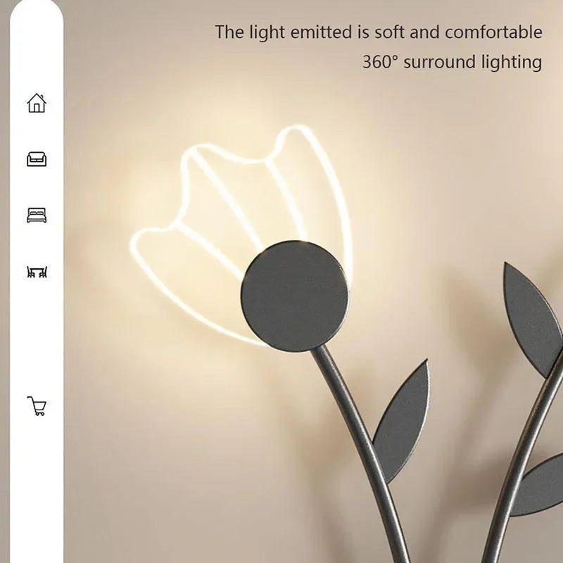 applique murale led moderne pour décoration intérieure élégante - vue 4 sur 23