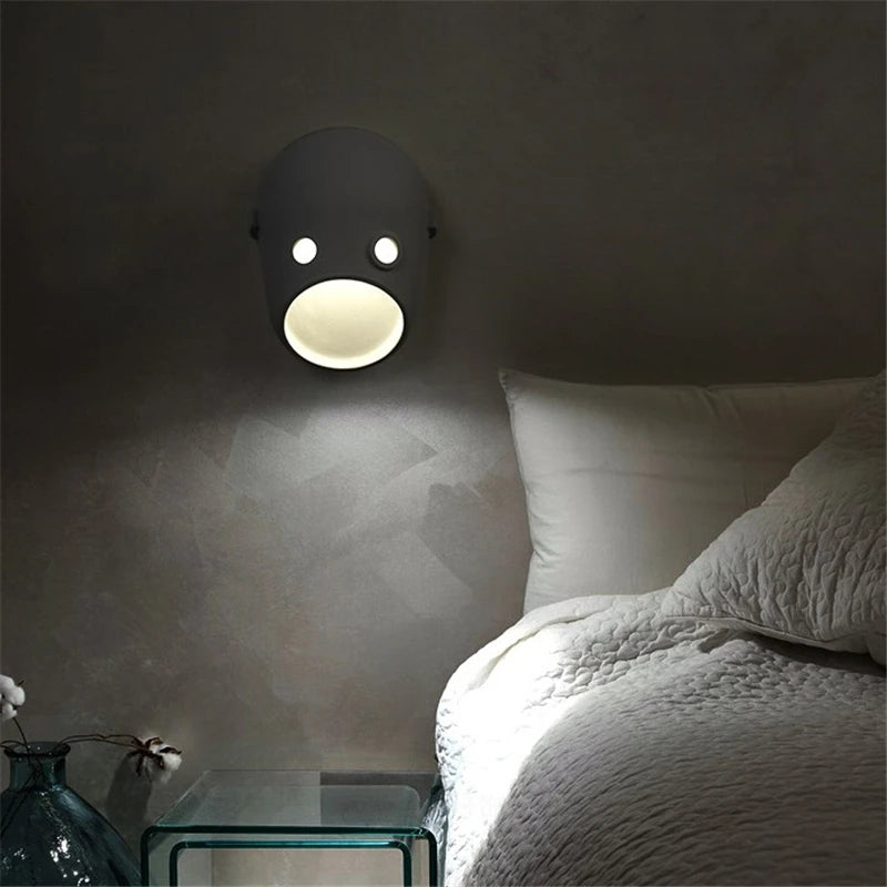 applique murale en résine avec éclairage décoratif créatif nordique - vue 5 sur 10