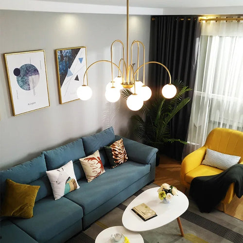 suspension led style italien pour décoration moderne et élégante - vue 3 sur 12