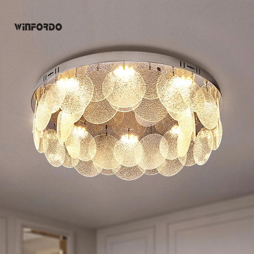 lustre de luxe 	 en cristal éclairage postmoderne winfordo wf-xd001 - vue 2 sur 9
