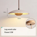 lustre nordique rétro en travertin style wabi-sabi suspension LED