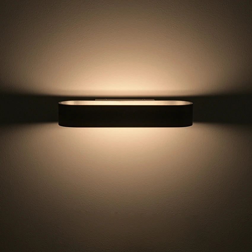 Aluminum LED Wall Lamp, Modern and Minimalist Indoor Lighting, Bedside Decorative Lamp, Corridor Wall Lamp, 12W - vue 6 sur 8