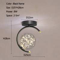 plafonnier led créatif lustre pour divers espaces de vie