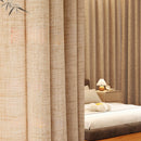Rideau plissé style pastoral pour salon chambre baie