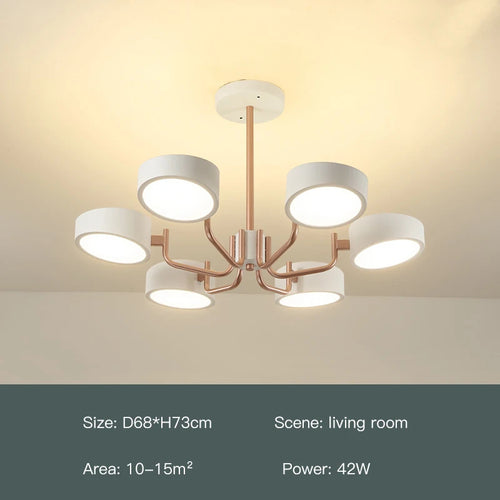 lustre moderne simple pour éclairage intérieur design élégant - vue 16 sur 18