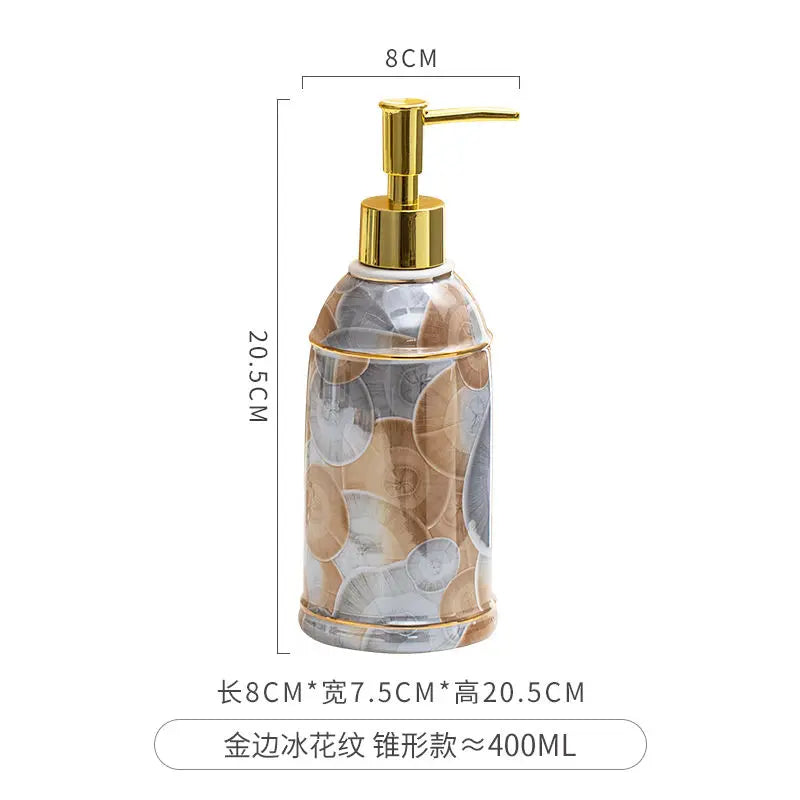 distributeur de savon céramique pour gel douche et désinfectant - vue 15 sur 30