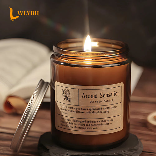 bougie parfumée en cire de soja pour mariage et fête - vue 2 sur 17