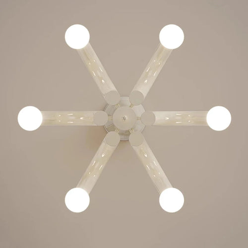 lustre romantique en métal avec conduite d'eau led pour intérieur - vue 6 sur 8