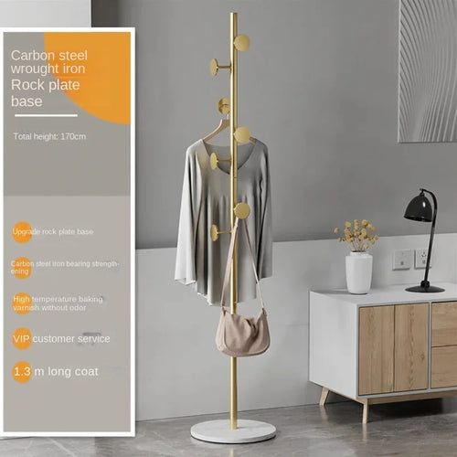 porte-manteau luxe sur pied avec rangement multifonction et crochets - vue 9 sur 14