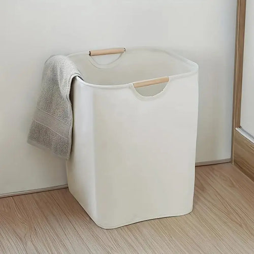 panier de rangement pliable grande capacité avec poignée - vue 2 sur 9