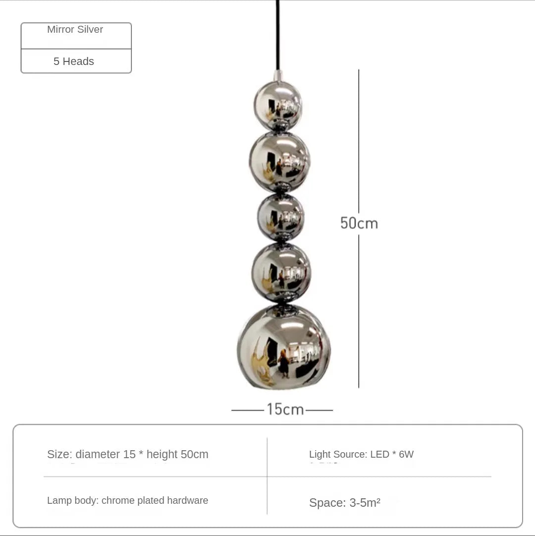 lustre LED bauhaus grand et luxueux pour décoration intérieure - vue 8 sur 11
