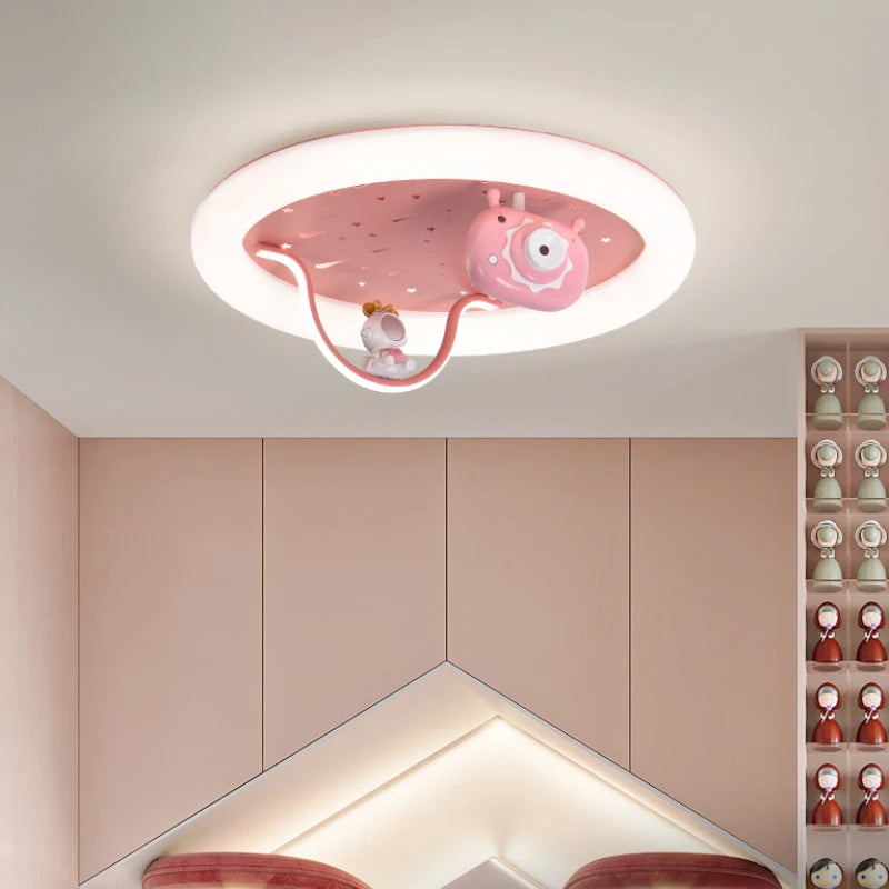 plafonnier enfant astronaute lampe mignonne décorative et chaleureuse - vue 4 sur 8