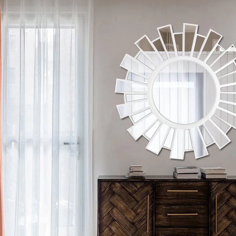 miroir décoratif rond pour restaurant et salle de bain - vue 4 sur 8