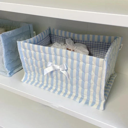 panier de rangement carré mignon pour décoration maison - vue 4 sur 13