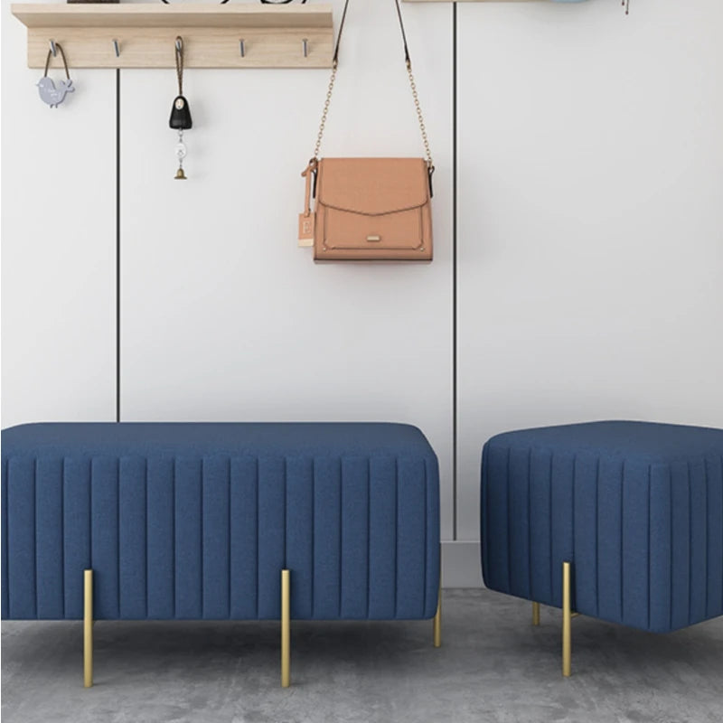 banc en velours nordique créatif multifonction pour le salon et la chambre - vue 6 sur 16