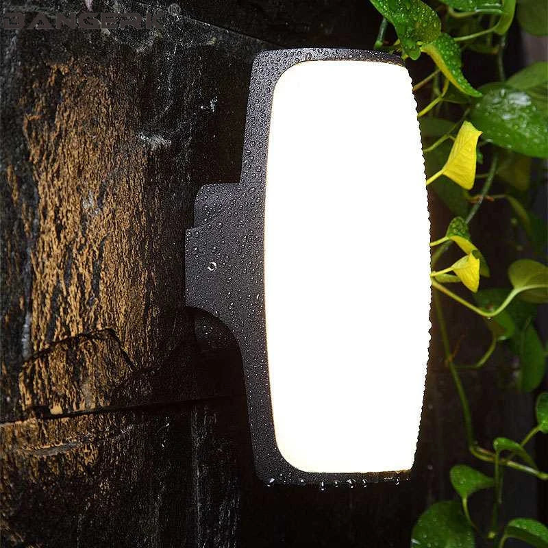 applique murale led étanche en aluminium pour jardin - vue 2 sur 15