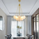 lustre boule de verre moderne led suspension nordique suspendu