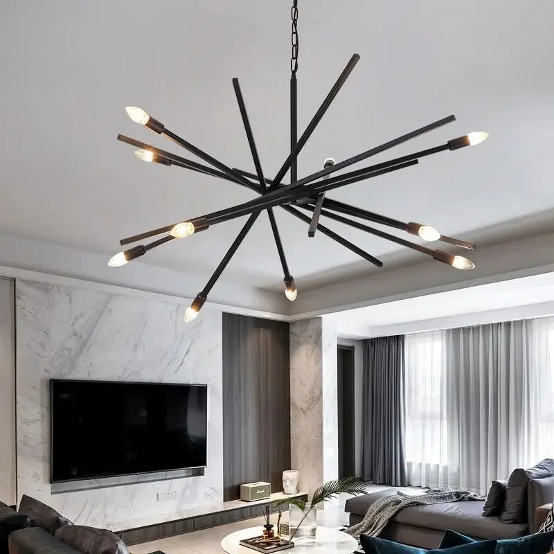 plafonnier led suspendu design moderne pour décoration intérieure - vue 6 sur 7