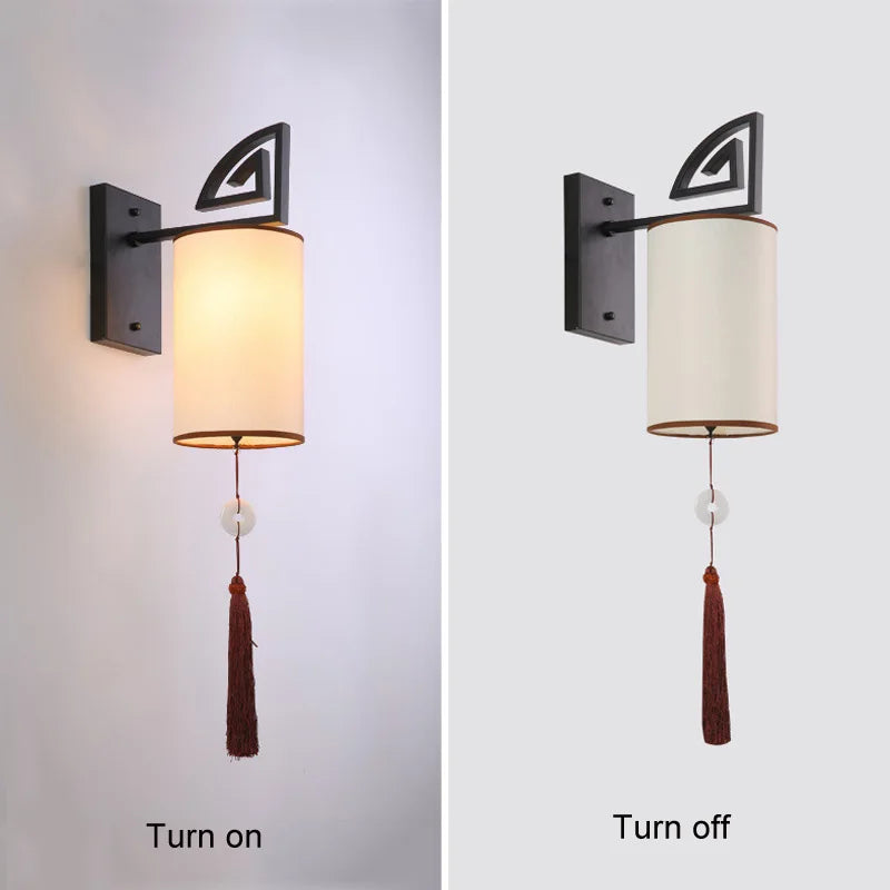 applique murale en tissu style chinois pour hôtel décoration - vue 7 sur 7