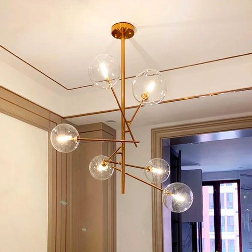 suspension en verre moderne pour décoration créative et élégante - vue 2 sur 9