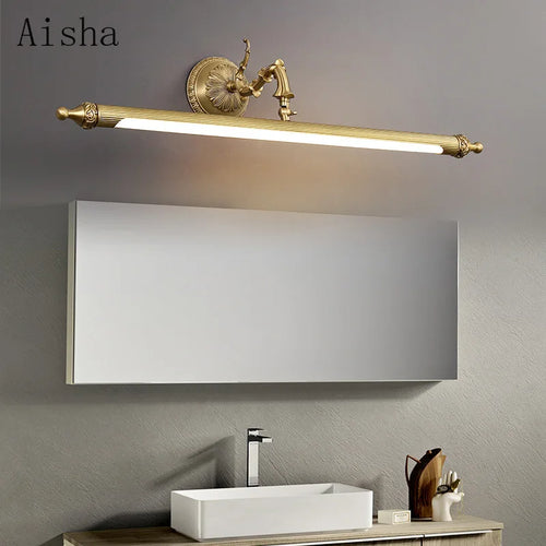 applique murale led en cuivre style nordique pour intérieur élégant - vue 3 sur 7