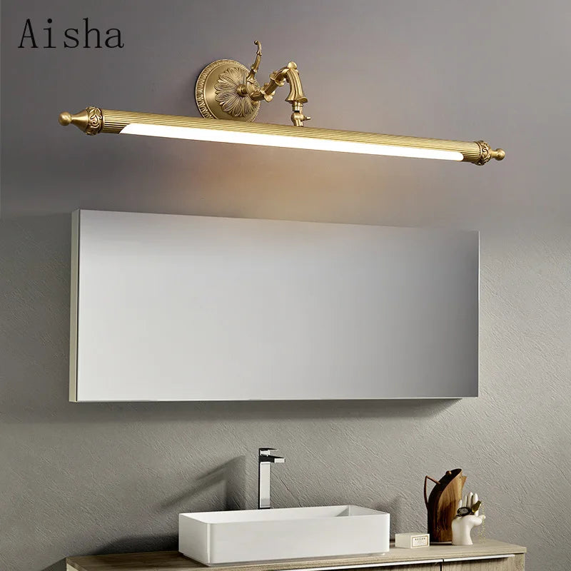 applique murale led en cuivre style nordique pour intérieur élégant - vue 2 sur 7