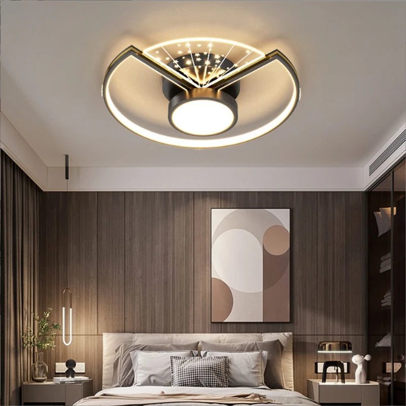 Salon Plafonnier Intelligence Moderne LED Chambre Restaurant Originalité Appartement Intérieur Décorer - vue 4 sur 10