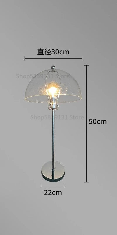 lampadaire led rétro en acrylique avec abat-jour coloré nordique - vue 21 sur 22