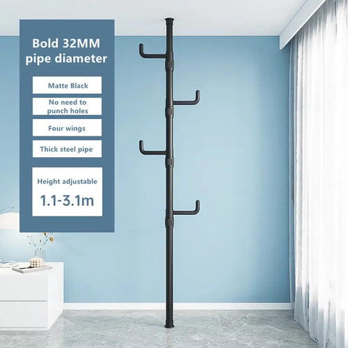 support de rangement vertical pour vêtements à la maison - vue 12 sur 12