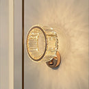 applique murale led moderne en cristal de luxe