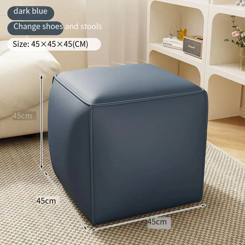 tabouret léger moderne pour entrée salon ou chambre - vue 8 sur 18