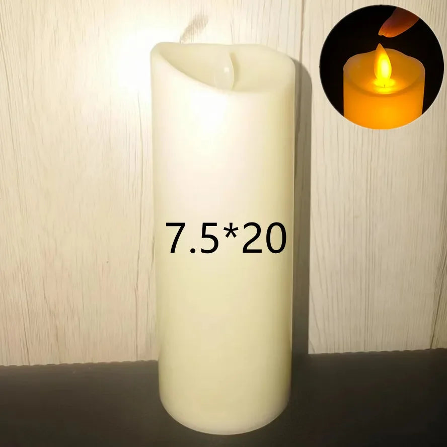lampe à bougie électrique sans flamme pour décorations de mariage et fêtes - vue 13 sur 14