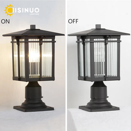 lampes d'extérieur en aluminium pour jardin et allée - vue 6 sur 7