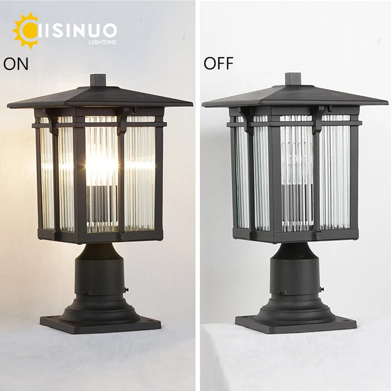 lampes d'extérieur en aluminium pour jardin et allée - vue 6 sur 7